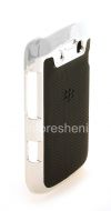 Фотография 3 — Пластиковый чехол-крышка с рельефной вставкой для BlackBerry 9790 Bold, Металлик/Черный