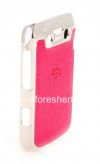 Photo 3 — Kunststoffbeutel-Abdeckung mit Erleichterung Einsatz für Blackberry 9790 Bold, Metallic / Fuchsia