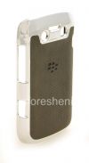 Photo 3 — BlackBerry 9790 Bold জন্য একটি এমবসড সন্নিবেশ সঙ্গে প্লাস্টিক ব্যাগ ঢাকনি, ধাতব / গ্রে