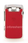 Photo 1 — Plastic isikhwama-cover nge Faka embossed for BlackBerry 9790 Bold, Metallic / Red