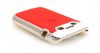 Фотография 5 — Пластиковый чехол-крышка с рельефной вставкой для BlackBerry 9790 Bold, Металлик/Красный