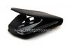 Photo 4 — Housse en cuir avec couvercle à ouverture verticale pour BlackBerry 9790 Bold, Noir avec texture fine