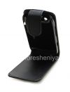 Photo 7 — Caso de cuero con tapa de apertura vertical para BlackBerry 9790 Bold, Negro con textura fina