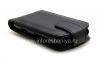 Photo 9 — Ledertasche mit vertikalem Öffnungsabdeckung für Blackberry 9790 Bold, Schwarz mit feiner Struktur