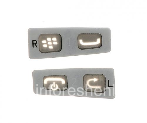 Photogallery for কীবোর্ড বোতাম BlackBerry 9790 Bold উপরের, সাদা product