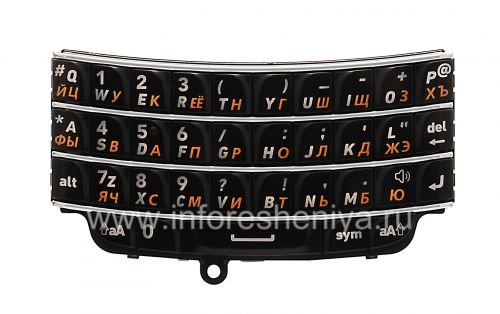Photogallery for Russian keyboard BlackBerry 9790 Bold, The black product