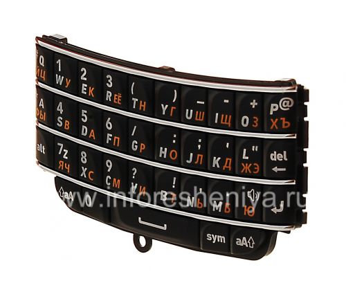 Photogallery for Russian keyboard BlackBerry 9790 Bold, The black product