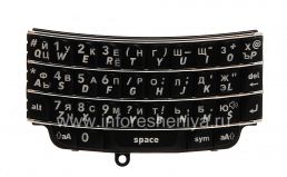 لوحة المفاتيح الروسية بلاك بيري 9790 Bold (النقش), أسود