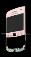 Photo 4 — Touch-Screen in der Versammlung (Touchscreen) mit der vorderen und der Felge für Blackberry 9790 Bold, rosa