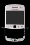 Photo 1 — Toque de pantalla (pantalla táctil) en el montaje con la parte delantera y la llanta para BlackBerry 9790 Bold, Color blanco