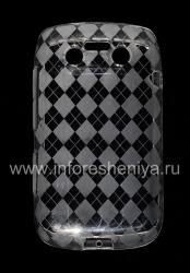 Силиконовый чехол уплотненный Candy Case для BlackBerry 9790 Bold, Прозрачный