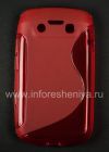 Photo 1 — Etui en silicone pour BlackBerry compacté Streamline 9790 Bold, Rouge