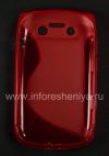 Photo 2 — Etui en silicone pour BlackBerry compacté Streamline 9790 Bold, Rouge