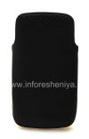 Photo 2 — Original Leather Pocket Case-bolsillo para BlackBerry 9790 Bold, Negro / Púrpura (Negro / Púrpura real)