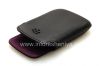 Фотография 5 — Оригинальный кожаный чехол-карман Pocket для BlackBerry 9790 Bold, Черный/ Фиолетовый (Black/ Royal Purple)