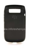 Photo 1 — Funda de silicona original compactado Shell suave de la caja para BlackBerry 9790 Bold, Negro (Negro)