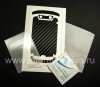 Photo 1 — Firma textura conjunto de protectores de pantalla y el cuerpo BodyGuardz Armadura para el BlackBerry 9790 Bold, Textura Negro "fibra de carbono"