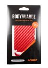 Photo 7 — स्क्रीन संरक्षक और ब्लैकबेरी 9790 Bold के लिए शरीर BodyGuardz कवच की फर्म बनावट सेट, लाल बनावट "कार्बन फाइबर"