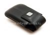 Фотография 8 — Оригинальный кожаный чехол с клипсой и металлической биркой Leather Swivel Holster для BlackBerry, Черный (Black)
