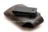 Фотография 7 — Оригинальный кожаный чехол с клипсой и металлической биркой Leather Swivel Holster для BlackBerry, Коричневый (Espresso)