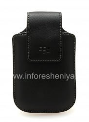 Оригинальный кожаный чехол Synthetic Leather Swivel Holster с клипсой для BlackBerry, Черный (Black)