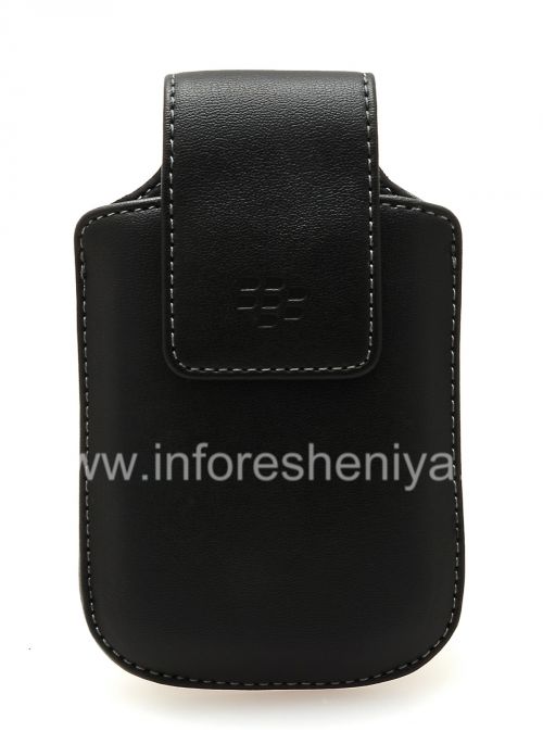 Галерея фотографий товара Оригинальный кожаный чехол Synthetic Leather Swivel Holster с клипсой для BlackBerry, Черный (Black)