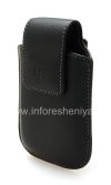 Photo 3 — BlackBerry জন্য ক্লিপ সঙ্গে মূল চামড়া কেস কৃত্রিম চামড়া সুইভেল খাপ, ব্ল্যাক (কালো)