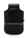 Photo 4 — BlackBerry用クリップ付きオリジナルレザーケース合成皮革スイベルホルスター, ブラック（黒）