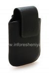 Photo 5 — BlackBerry জন্য ক্লিপ সঙ্গে মূল চামড়া কেস কৃত্রিম চামড়া সুইভেল খাপ, ব্ল্যাক (কালো)
