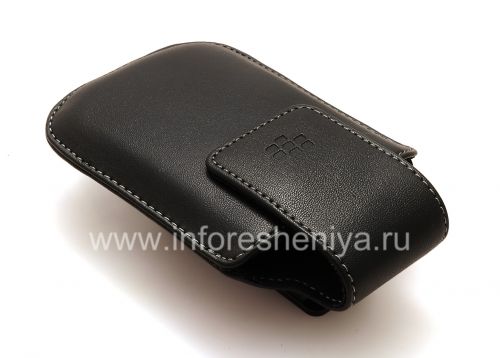 Галерея фотографий товара Оригинальный кожаный чехол Synthetic Leather Swivel Holster с клипсой для BlackBerry, Черный (Black)