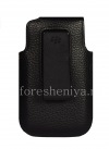 Photo 2 — Kasus kulit asli dengan klip Kulit Swivel Holster untuk BlackBerry 9790 Bold, hitam