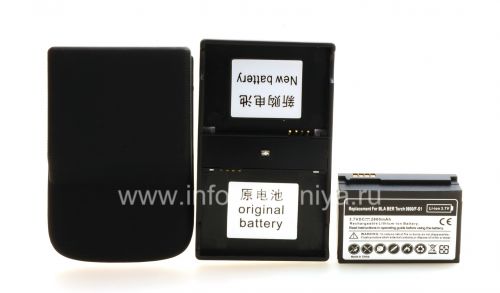 Галерея фотографий товара Аккумулятор повышенной емкости для BlackBerry 9800/9810 Torch, Черный