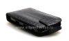 Фотография 7 — Кожаный чехол с вертикально открывающейся крышкой для BlackBerry 9800/9810 Torch, Черный "Крокодиловый"