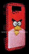 Фотография 5 — Пластиковый чехол со стразами для BlackBerry 9800/9810 Torch, Серия "Angry Birds"