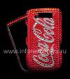 Фотография 1 — Пластиковый чехол со стразами для BlackBerry 9800/9810 Torch, Серия "Coca Cola"