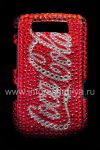 Фотография 2 — Пластиковый чехол со стразами для BlackBerry 9800/9810 Torch, Серия "Coca Cola"