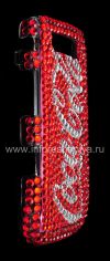 Фотография 5 — Пластиковый чехол со стразами для BlackBerry 9800/9810 Torch, Серия "Coca Cola"