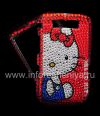 Фотография 1 — Пластиковый чехол со стразами для BlackBerry 9800/9810 Torch, Серия "Hello Kitty"