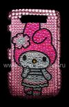 Фотография 2 — Пластиковый чехол со стразами для BlackBerry 9800/9810 Torch, Серия "My Melody"