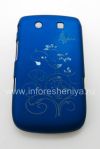 Photo 1 — Plastic isikhwama-cap ne laser libhalwe for BlackBerry 9800 / 9810 Torch, blue