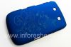 Photo 6 — Plastic isikhwama-cap ne laser libhalwe for BlackBerry 9800 / 9810 Torch, blue
