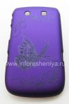 Photo 1 — Plastic isikhwama-cap ne laser libhalwe for BlackBerry 9800 / 9810 Torch, lilac Dark