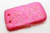 Photo 8 — Plastic isikhwama-cap ne laser libhalwe for BlackBerry 9800 / 9810 Torch, pink