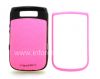 Photo 1 — Plastic case with rubberized insert "Torch" for BlackBerry 9800/9810 Torch, Pink / Black