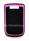 Фотография 2 — Пластиковый чехол с прорезиненной вставкой “Торч” для BlackBerry 9800/9810 Torch, Розовый/Черный