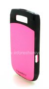 Фотография 3 — Пластиковый чехол с прорезиненной вставкой “Торч” для BlackBerry 9800/9810 Torch, Розовый/Черный