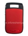 Фотография 2 — Пластиковый чехол с прорезиненной вставкой “Торч” для BlackBerry 9800/9810 Torch, Красный/Черный