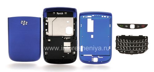 Photogallery for 彩色柜BlackBerry 9800 / 9810 Torch, 蓝色光泽 product