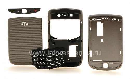 Photogallery for 彩色柜BlackBerry 9800 / 9810 Torch, 灰色闪亮 product
