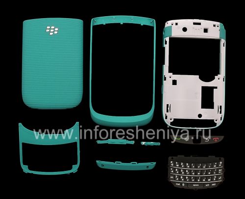 Photogallery for 彩色柜BlackBerry 9800 / 9810 Torch, 绿松石拉丝 product